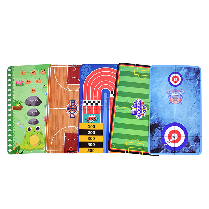 Игра настольная "Спортивный интерес" 6в1, в коробке