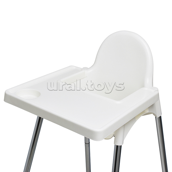 Стульчик для кормления, с разборными ножками, белый