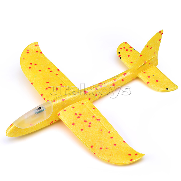 Самолет "Планер" 36см, свет