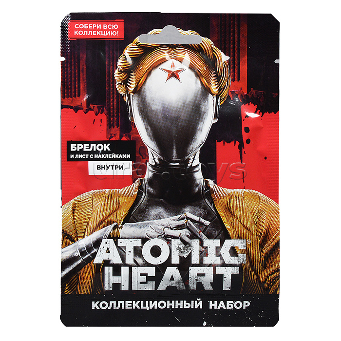 Брелок и наклейки в флоупаке Atomic Heart