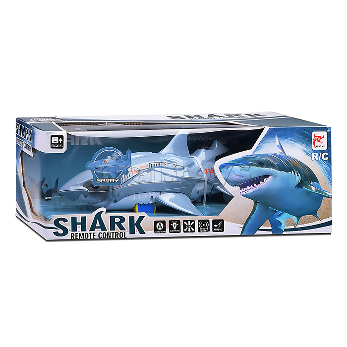 Акула "Белая" р/у, 27 MHz, в коробке