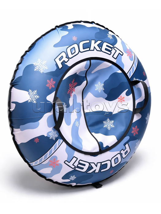 Тюбинг ватрушка ROCKET "Синий милитари" 100 см