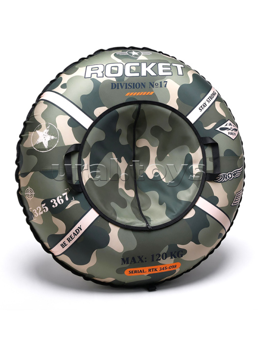 Тюбинг ватрушка ROCKET "Милитари" 110 см