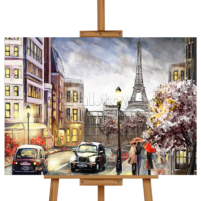 Набор для рисования "Картина по номерам 30х40см. Париж"