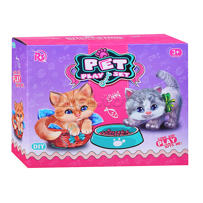 Игра питомец "Кошечка Бусинка" в коробке