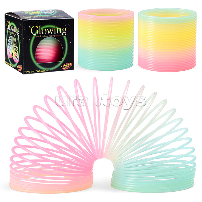 Игрушка-пружинка "Радужный шаг"