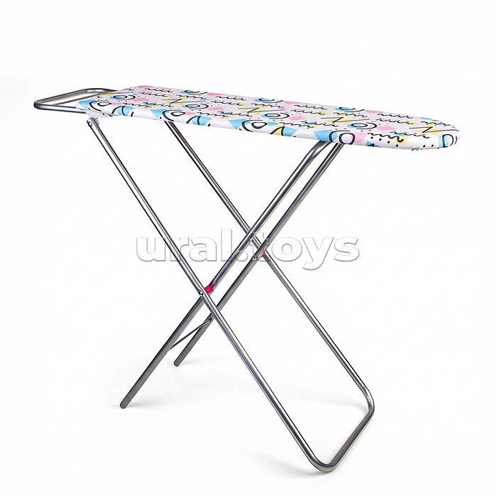 Доска для глажения металлическая, принт зигзаги