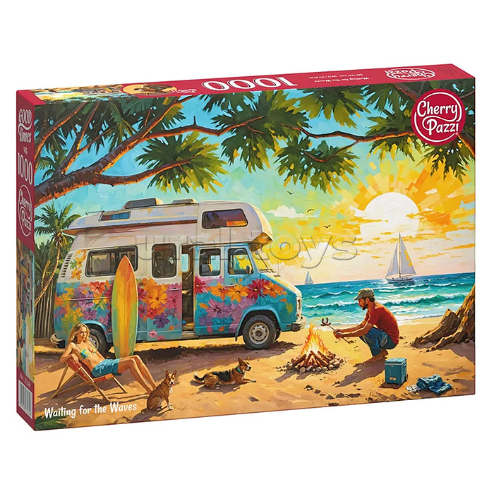 Пазлы 1000 "В ожидании волны"