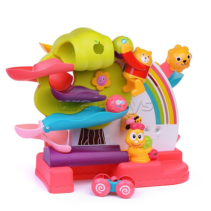 Игровой развивающий центр "Радужные горки" (двусторонний) в коробке Игровой развивающий центр "Радужные горки" (двусторонний) в коробке