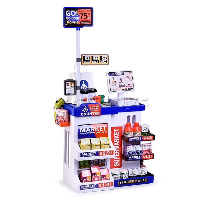Набор Супермаркет "Юный продавец" (свет, звук) в коробке
