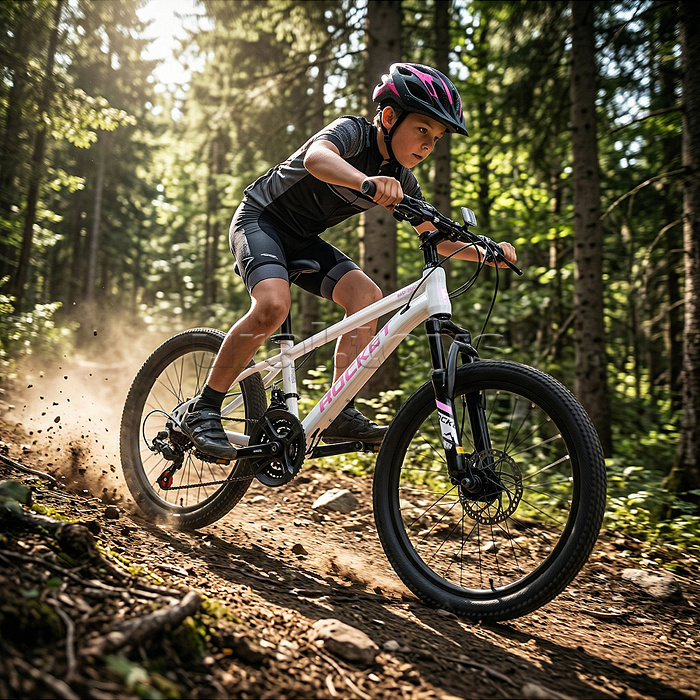 Велосипед 20" Rocket MP-200, цвет белый/розовый, размер 11"