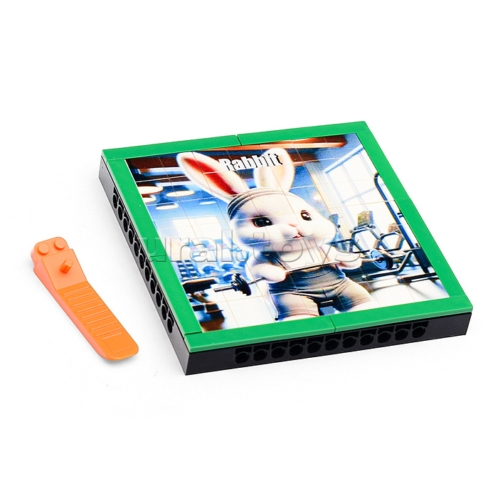 Мозаика "Спортивный зайчик" в коробке