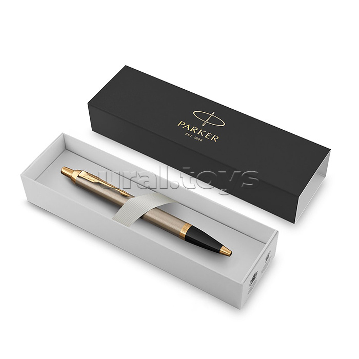 Ручка шариковая "IM Brushed Metal GT" синяя, 1,0мм, кнопочн., подарочная упаковка Ручка шариковая "IM Brushed Metal GT" синяя, 1,0мм, кнопочн., подарочная упаковка