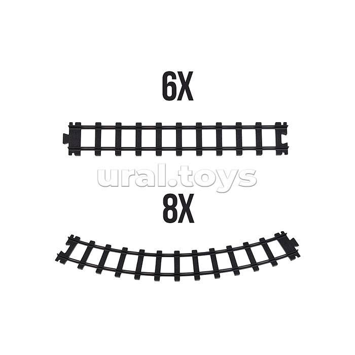 Железная дорога "Вечерний экспресс" р/у, 27 MHz , в коробке