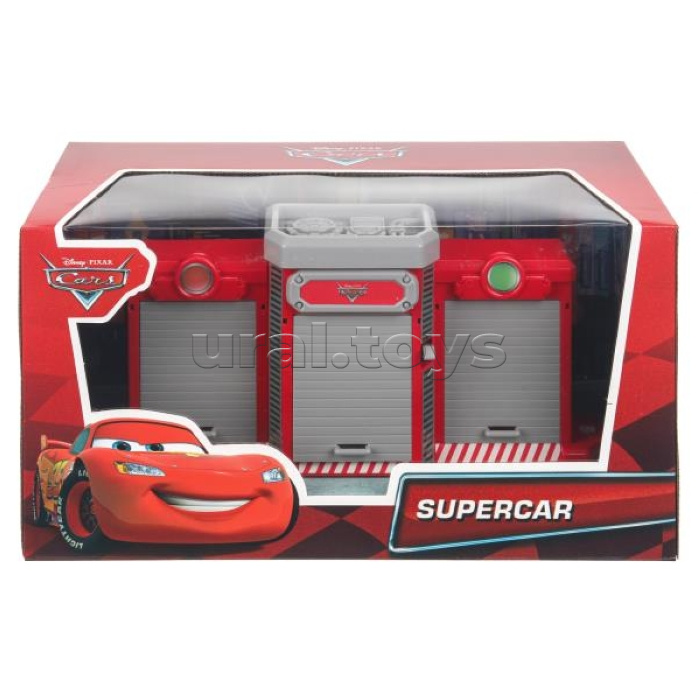 Игрушка пластик ворота+1 машинка, Тачки