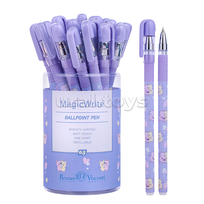 Ручка "MagicWrite. Обнимашки. Мышки" шариковая, 0.5 мм, синяя Ручка "MagicWrite. Обнимашки. Мышки" шариковая, 0.5 мм, синяя