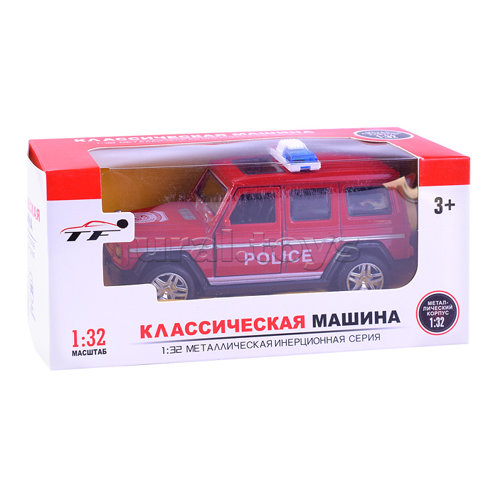 Машина "Полицейский джип" металл., в коробке Машина "Полицейский джип" металл., в коробке
