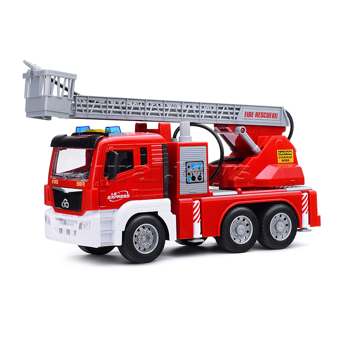 Машина "Пожарная с автолесницей" в коробке