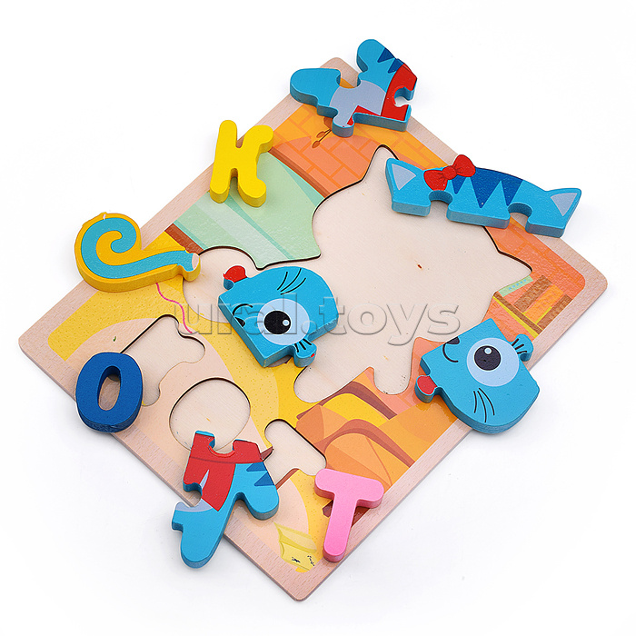 Пазл-вкладыш "Кот"