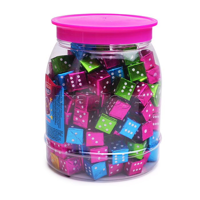 Жевательная резинка с сахарным драже "Кубик Гам" ассорти 3,5гр*165шт