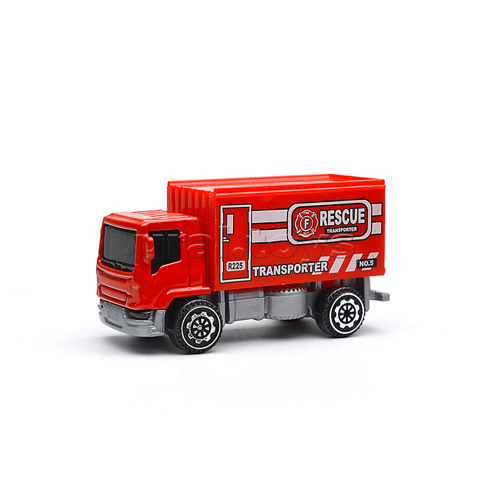 Машина металл Спецтехника 7,5 см, в ассорт, дисп., в коробке