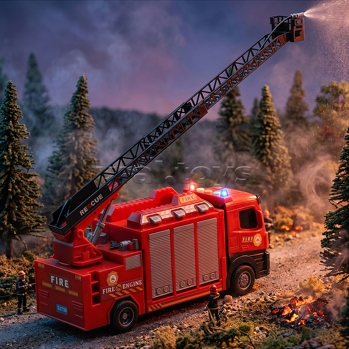 Машина "Титан" (свет, звук) в коробке