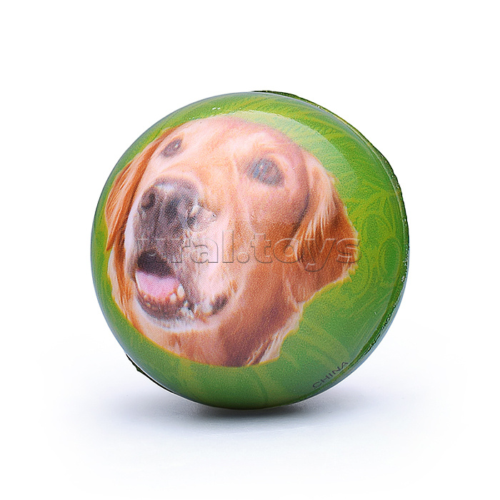 Мяч мягкий "Собачка" (5 см) в пакете