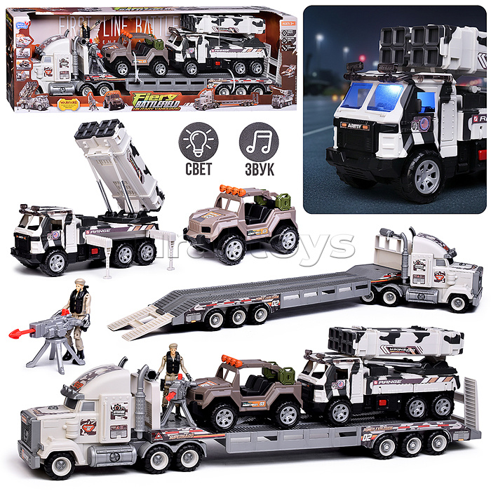 Набор машин "Военная техника" в коробке