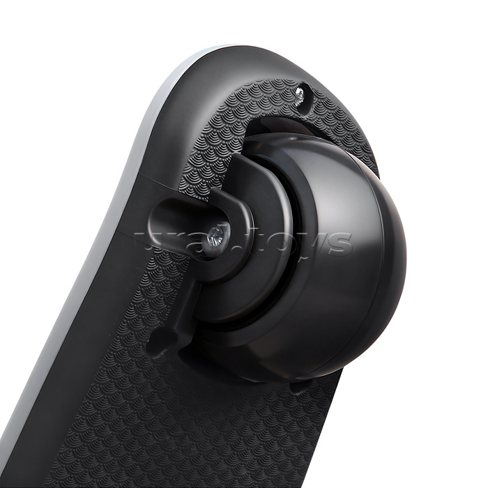 Самокат 3-х колесный ROCKET,колеса PU со светом, цвет чёрный