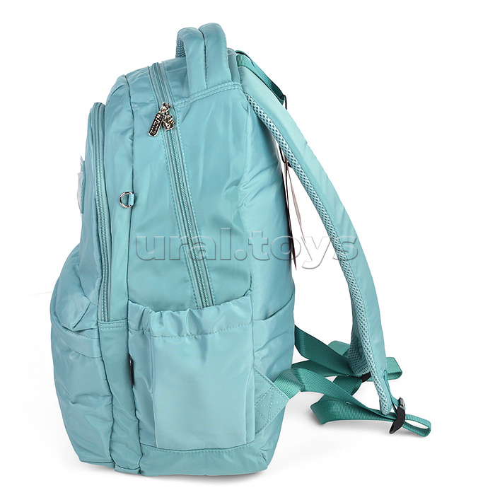 Рюкзак "Modern Concept Soft" подростковый 42x31x20 см (18 л) 500 г, текстильный, 1 отделение на молнии с уплотненным отделением для ноутбука до 15 дюймов и книг, мятный