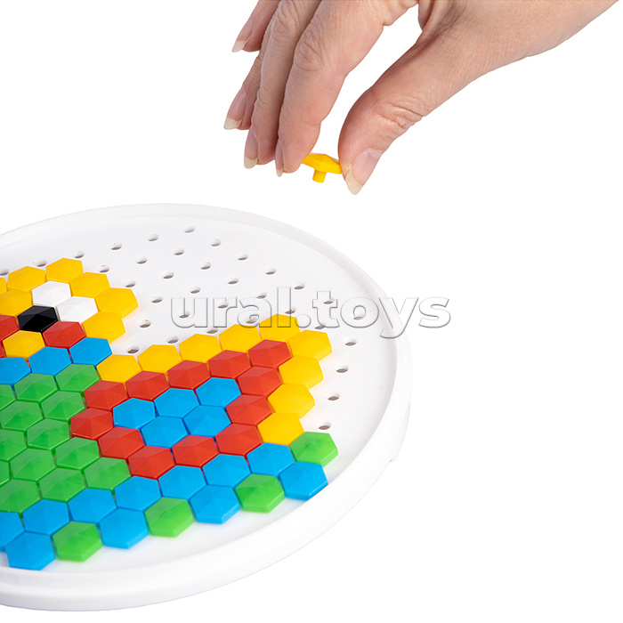 Мозаика круглая "Утенок" 84 эл