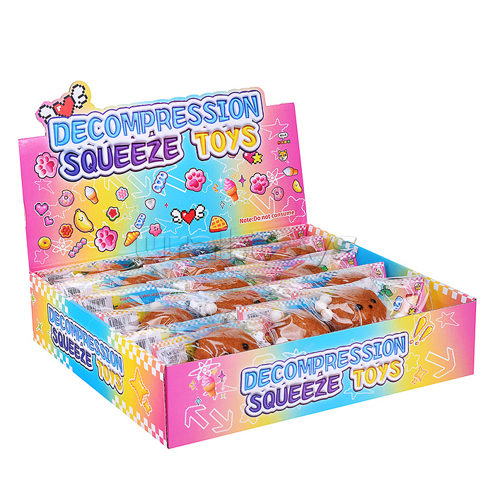 Игрушка-антистресс "Мишка с шарфом"