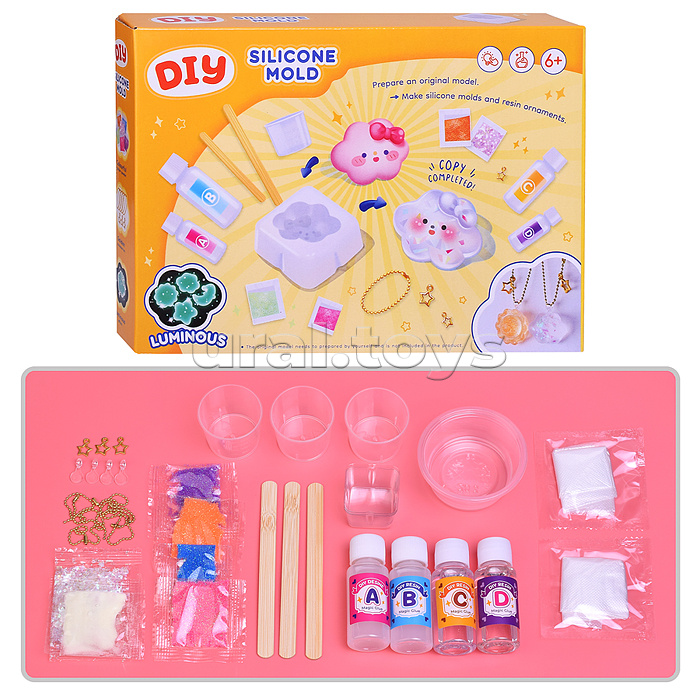 Набор творческая мастерская "Фигурки из геля" в коробке