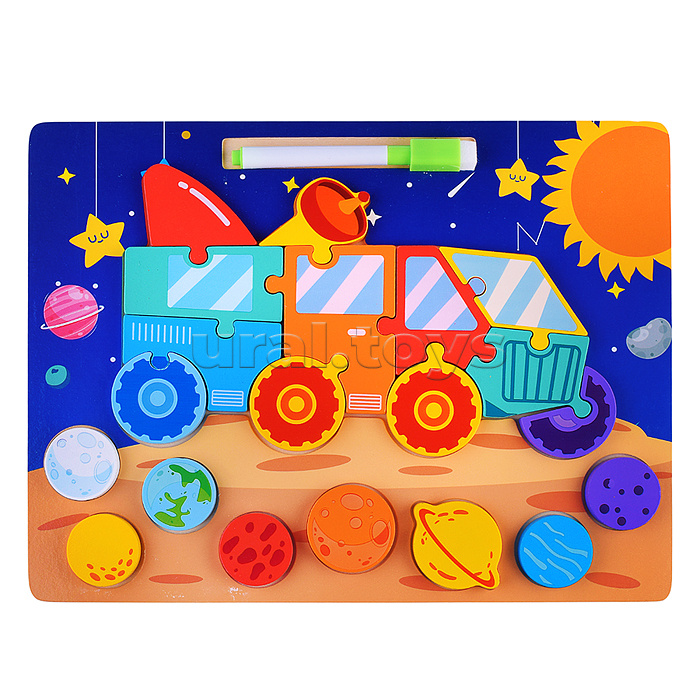 Пазл-вкладыш "Космо-мобиль"