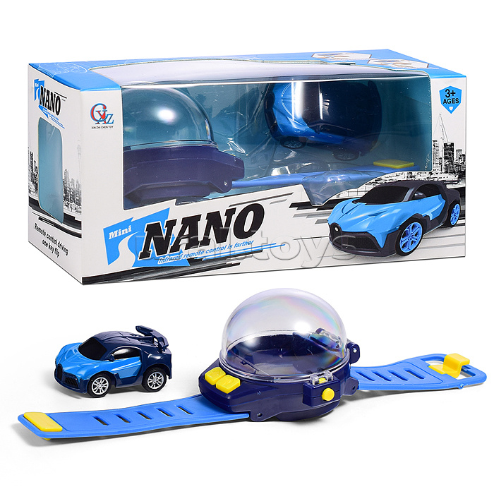 Машина "Наногонка" р/у, 27 MHz, в коробке