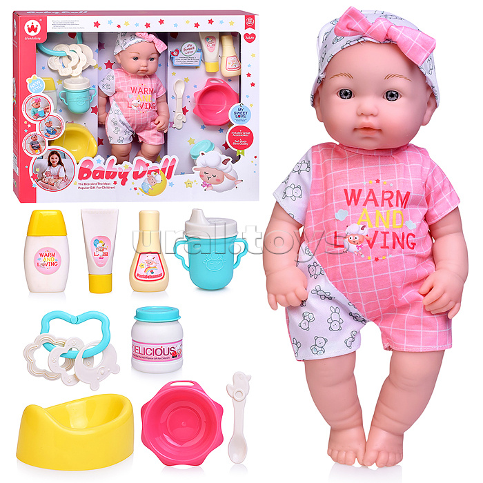 Пупс с аксессуарами "Даша" в коробке