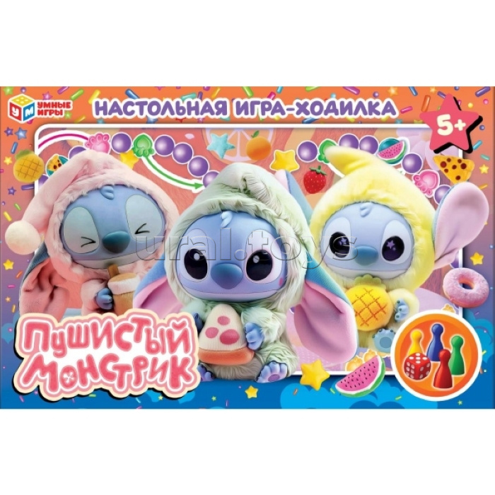 Пушистый монстрик. Настольная игра-ходилка