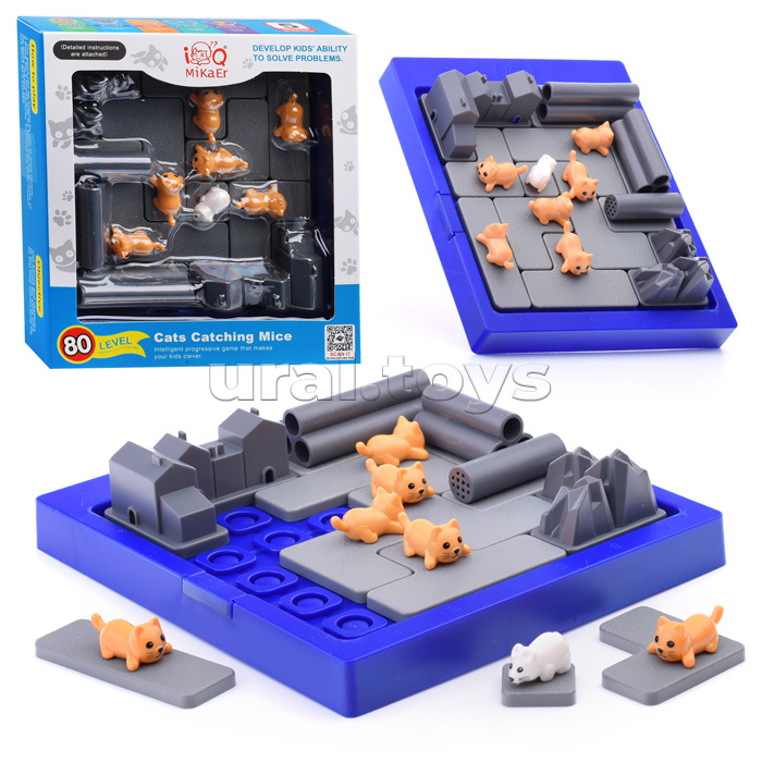 Игра развивающая "Кошки-мышки" в коробке Игра развивающая "Кошки-мышки" в коробке
