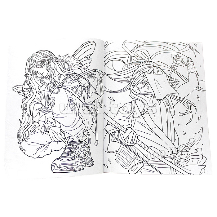 Раскраска аниме. Анимешная раскраска