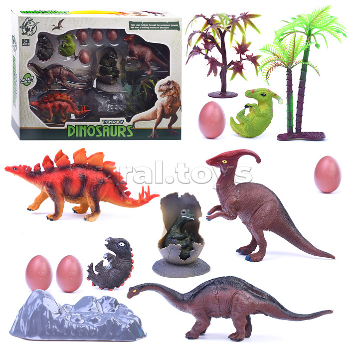 Набор динозавров "Древний мир-4" в коробке