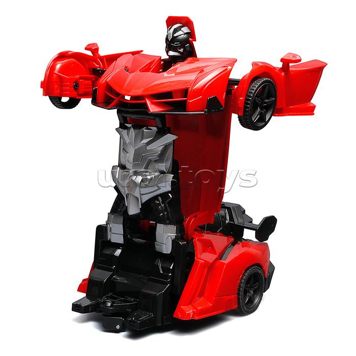 Машина "Машина-робот" р/у, 27 MHz, со спреем, с аккум., в коробке