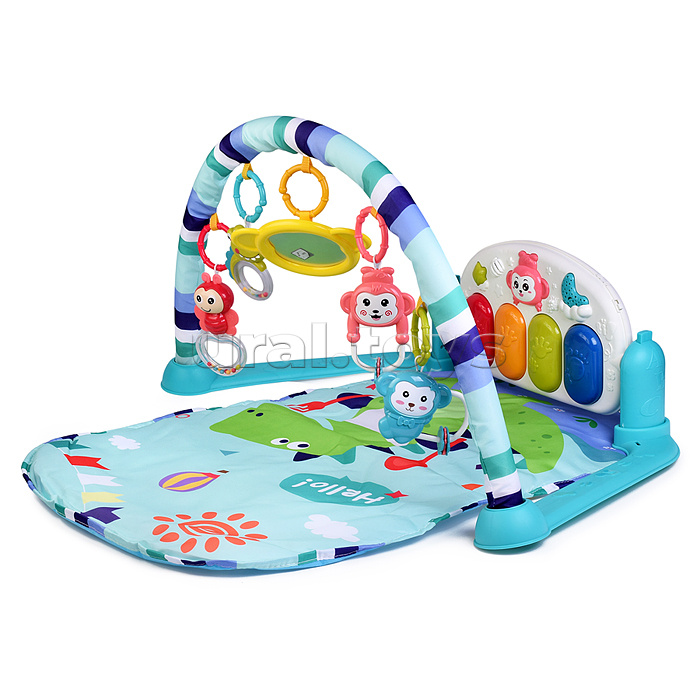 Коврик развивающий "Мир животных" в коробке