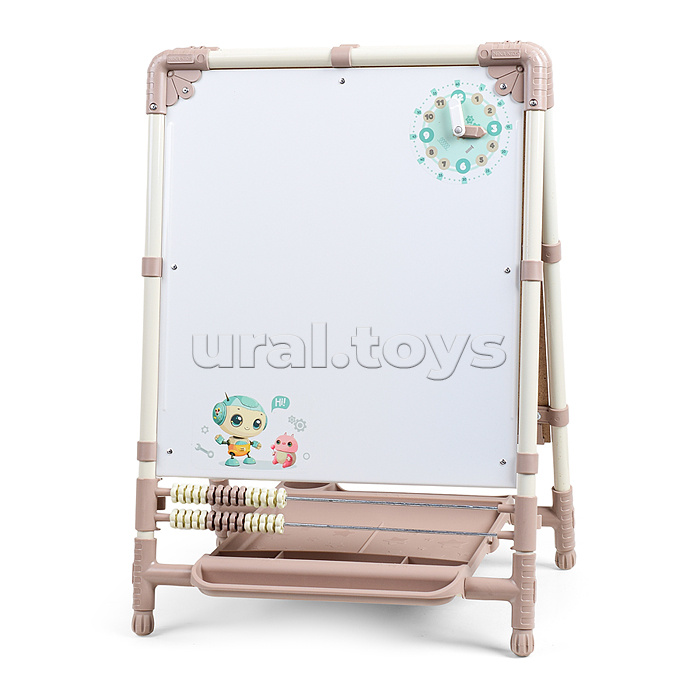 Мольберт «Доска знаний» двусторонний (бежевый-2)