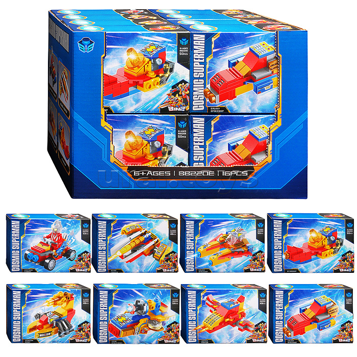 Конструктор "Воин" 8 в 1 в коробке