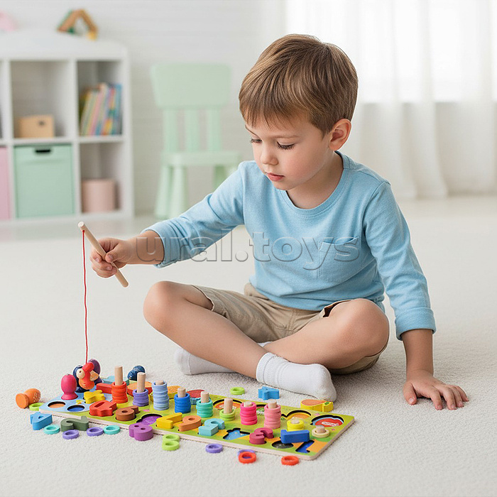 Игра развивающая "Веселая рыбалка - Фруктики"