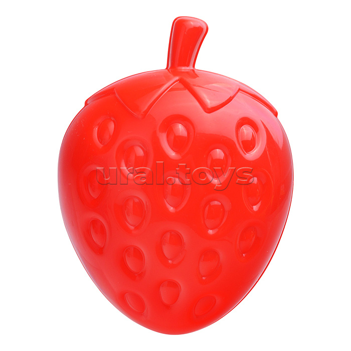 Набор "Простоквашино" №7: ведро малое с наклейкой, совок №2, грабельки №2, формочка (клубника)