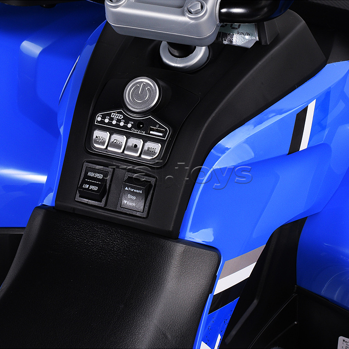 Электромобиль детский "Квадроцикл" (цвет черно-синий)