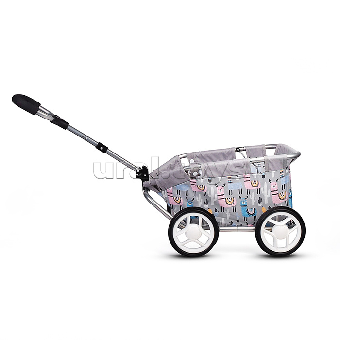 Тележка игрушечная металлическая, принт альпаки