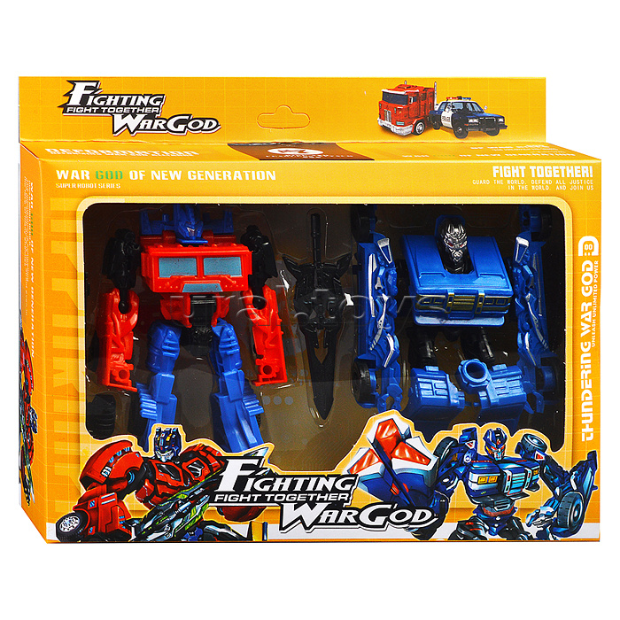 Робот трансформирующийся, в коробке