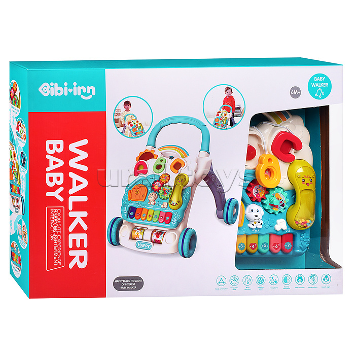 Игровой центр-Каталка "Умный малыш" Игровой центр-Каталка "Умный малыш"